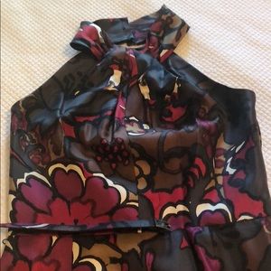 Trina Turk Silk Halter Dress 8